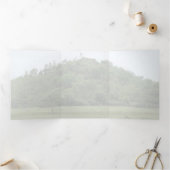 ミハー・ババ、隠遁の丘、愛の種 三つ折り案内状 (内部)