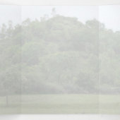 ミハー・ババ、隠遁の丘、愛の種 三つ折り案内状 (内部中)