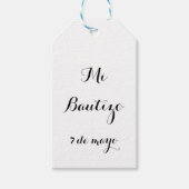 ミバウティゾメッセージカード ギフトタグ (正面)