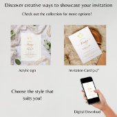 ミバウティゾ金ゴールドドーブバプテスペインのィズム 招待状