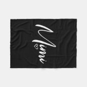 ミパーソナライズされたミ毛布|カスタム毛布 フリースブランケット (正面(横))