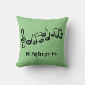 ミファジャファスプリシオ。 クッション (正面)