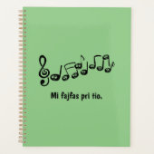 ミファジャファスプリシオ。 プランナー手帳 (正面)