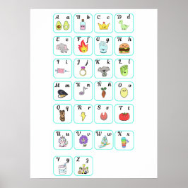 ミプライマーabecedario ポスター