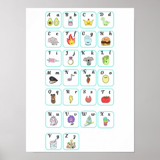 ミプライマーabecedario ポスター (正面)