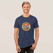 ミポス島へ行こう トライブレンドTシャツ (正面全面)