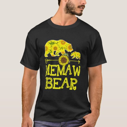 ミマウ熊ひまわり母の父 Tシャツ (正面)