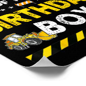 ミマオブザ誕生日ボーイ建築労働者誕生 ポスター (角)