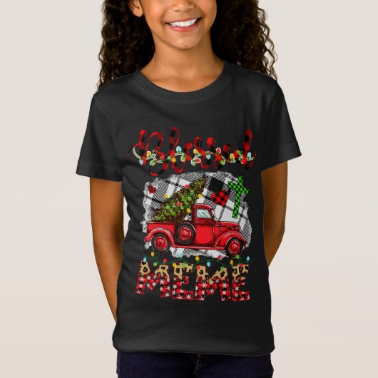 ミマ賛美クリスマス赤トラックと呼ばれる Tシャツ (正面)