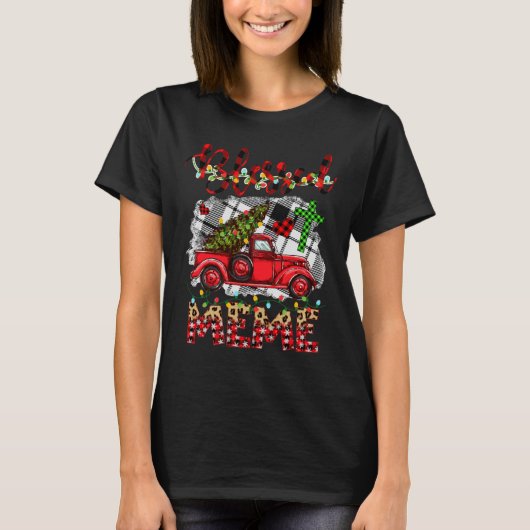 ミマ賛美クリスマス赤トラックと呼ばれる Tシャツ (正面)