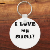 ミミが大好き キーホルダー (正面)
