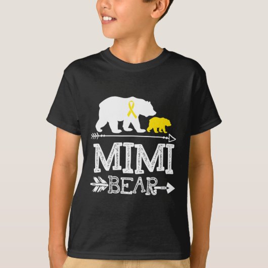 ミミが子どもの頃のがん認識度ミミが戦争に参加 Tシャツ (正面)