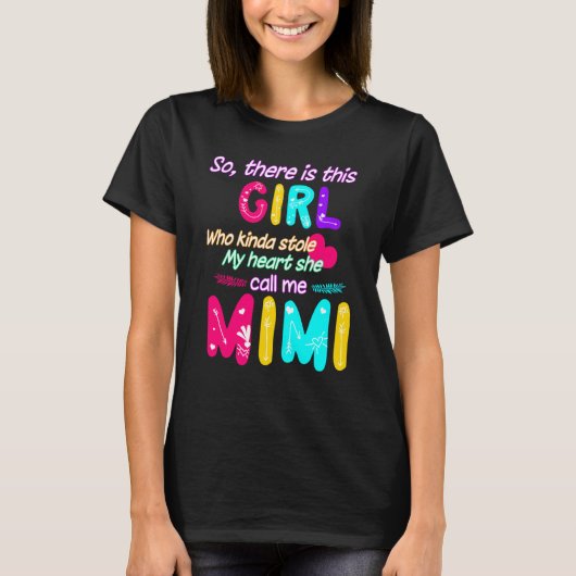 ミミって呼ばれてるこの子がいる Tシャツ (正面)