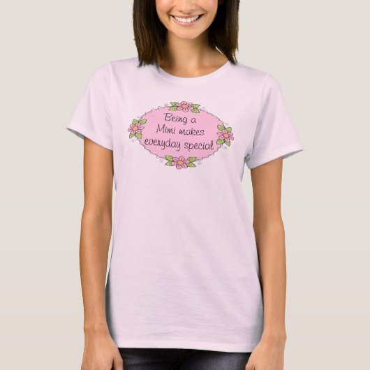 ミミであることが毎日を特別にする Tシャツ (正面)