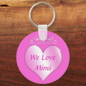 ミミのおばあちゃんギフト愛するミミ キーホルダー (正面)