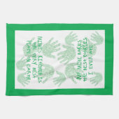 ミミのキッチングリーン祖母の贈り物 キッチンタオル (横)