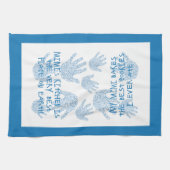 ミミのキッチンブルー祖母ギフト キッチンタオル (横)