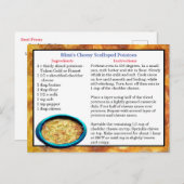 ミミのホタテ芋レシピカードパーソナライズされた ポストカード (正面/裏面)