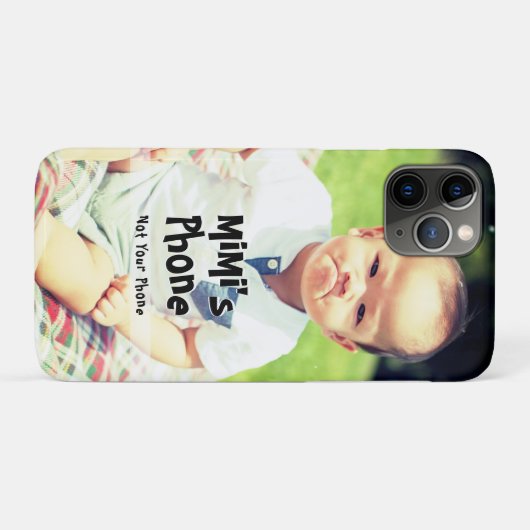 ミミの電話 Case-Mate iPhoneケース (裏面(横))