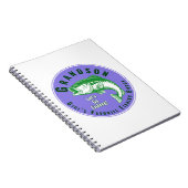 ミミの魚釣りお気に入りのバディ ノートブック (右側)