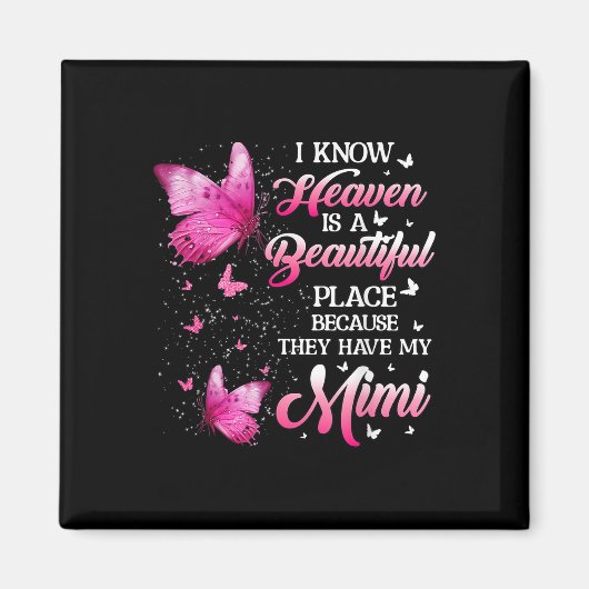 ミミは私の守護天使天国メモリアルデー マグネット (正面)