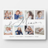 ミミへの贈与 |孫の写真コラージュ フォトプラーク (正面)