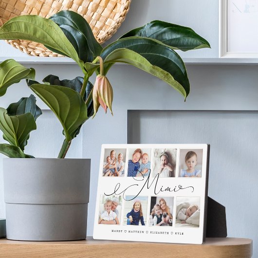 ミミへの贈与 |孫の写真コラージュ フォトプラーク