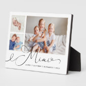 ミミへの贈与 |孫3フォトコラージュ フォトプラーク (側面)