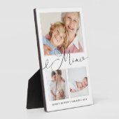 ミミへの贈与 |孫3フォトコラージュ フォトプラーク (側面)