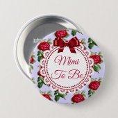 ミミへフローラブルゴーニュバラボタン 缶バッジ (正面&裏面)