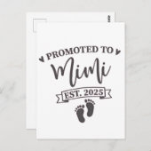 ミミエストに昇格。2025おばあちゃん ポストカード (正面/裏面)