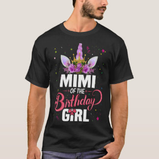 ミミオブザ誕生日ガールプリンセスマッチングファミリー Tシャツ