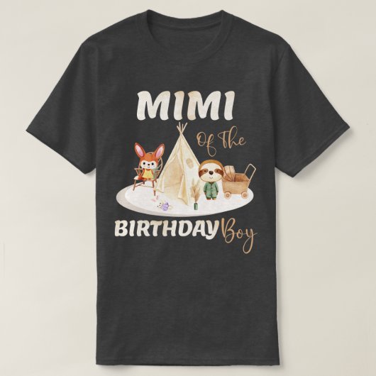 ミミオブザ誕生日ボーイ Tシャツ (デザイン正面)