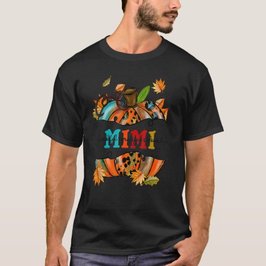ミミカボンプキンヒョウ耳感謝恩の祝福 Tシャツ (正面)