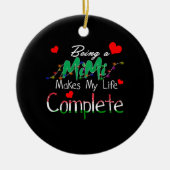 ミミギフト |ミミになることで人生を完成 セラミックオーナメント (正面)