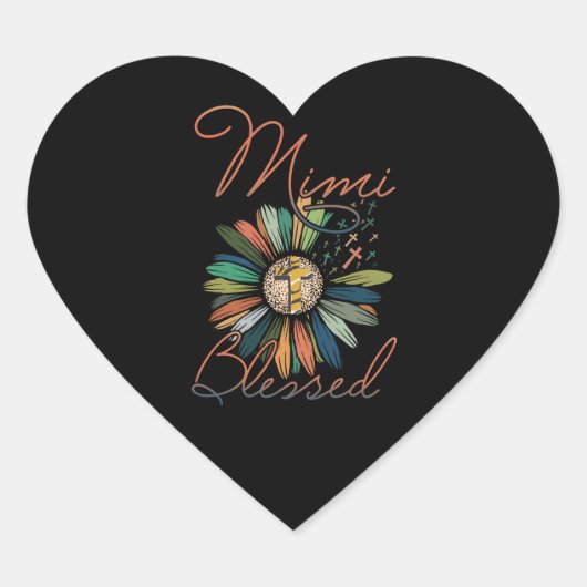 ミミギフト |ミミ賛美フラカラフル ハートシール (正面)