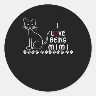 ミミギフト |ミミ・キャット・ラブリーが大好き ラウンドシール
