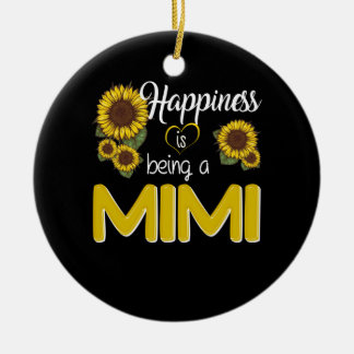 ミミギフト | Happiness Is A MiMi Sunflower セラミックオーナメント