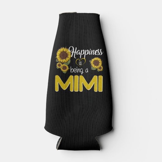 ミミギフト | Happiness Is A MiMi Sunflower ボトルクーラー (正面)