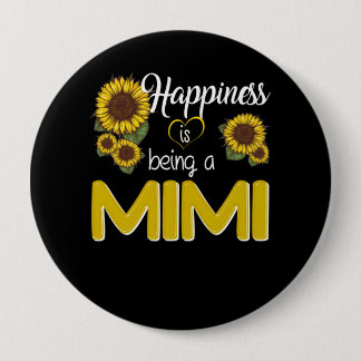 ミミギフト | Happiness Is A MiMi Sunflower 缶バッジ