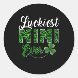 ミミギフト | Luckkiest Mimi Ever Flower Mimi Lover ラウンドシール