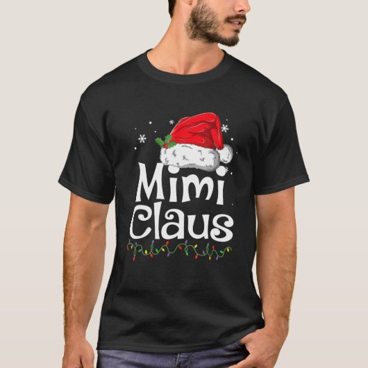 ミミクロースクリスマスパジャマファミリーマッチングクリスマス Tシャツ (正面)