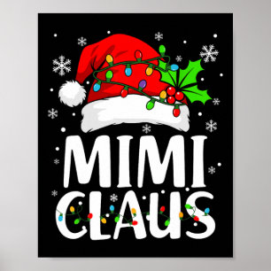 ミミクロースシャツクリスマスライトパジャマファミリーマ ポスター