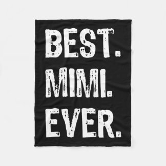 ミミクール最高のエバーおもしろい家族 フリースブランケット