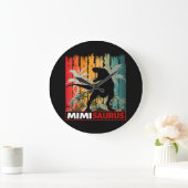 ミミサウルス好き ラージ壁時計 (ホーム)