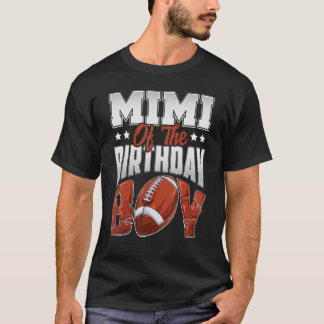 ミミサッカーバースデーボーイファミリーバラーbデイパー tシャツ