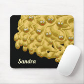 ミミズおもしろいム マウスパッド (マウス)