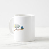 ミミズのロケットライド コーヒーマグカップ (正面左)