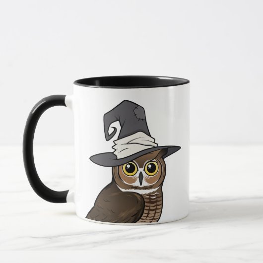 ミミズクの魔女！ マグカップ (左)