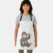 ミミズ付きモグラ エプロン (インサイチュ)